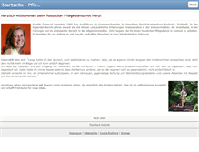 Tablet Screenshot of pflegedienst-schmuck.de